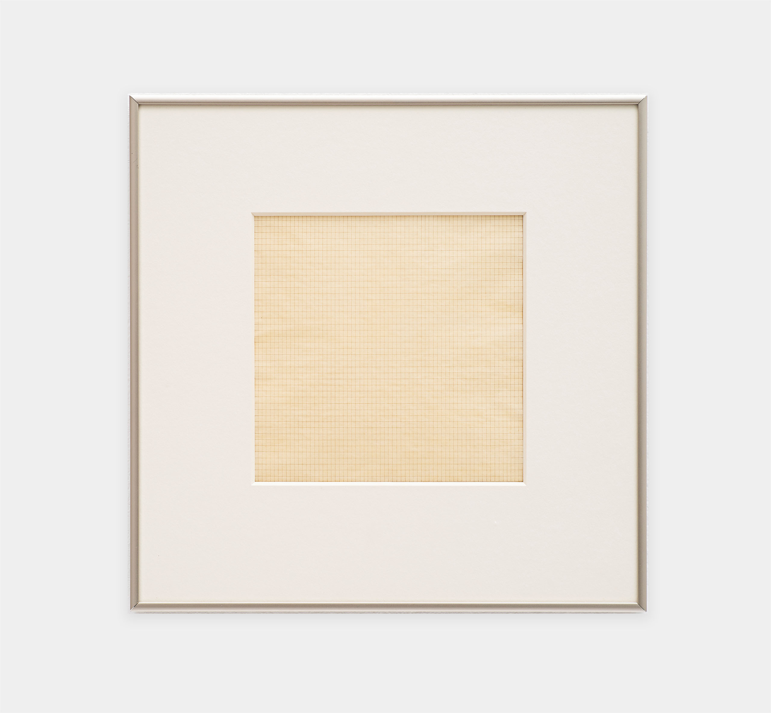 Foto da obra de Agnes Martin