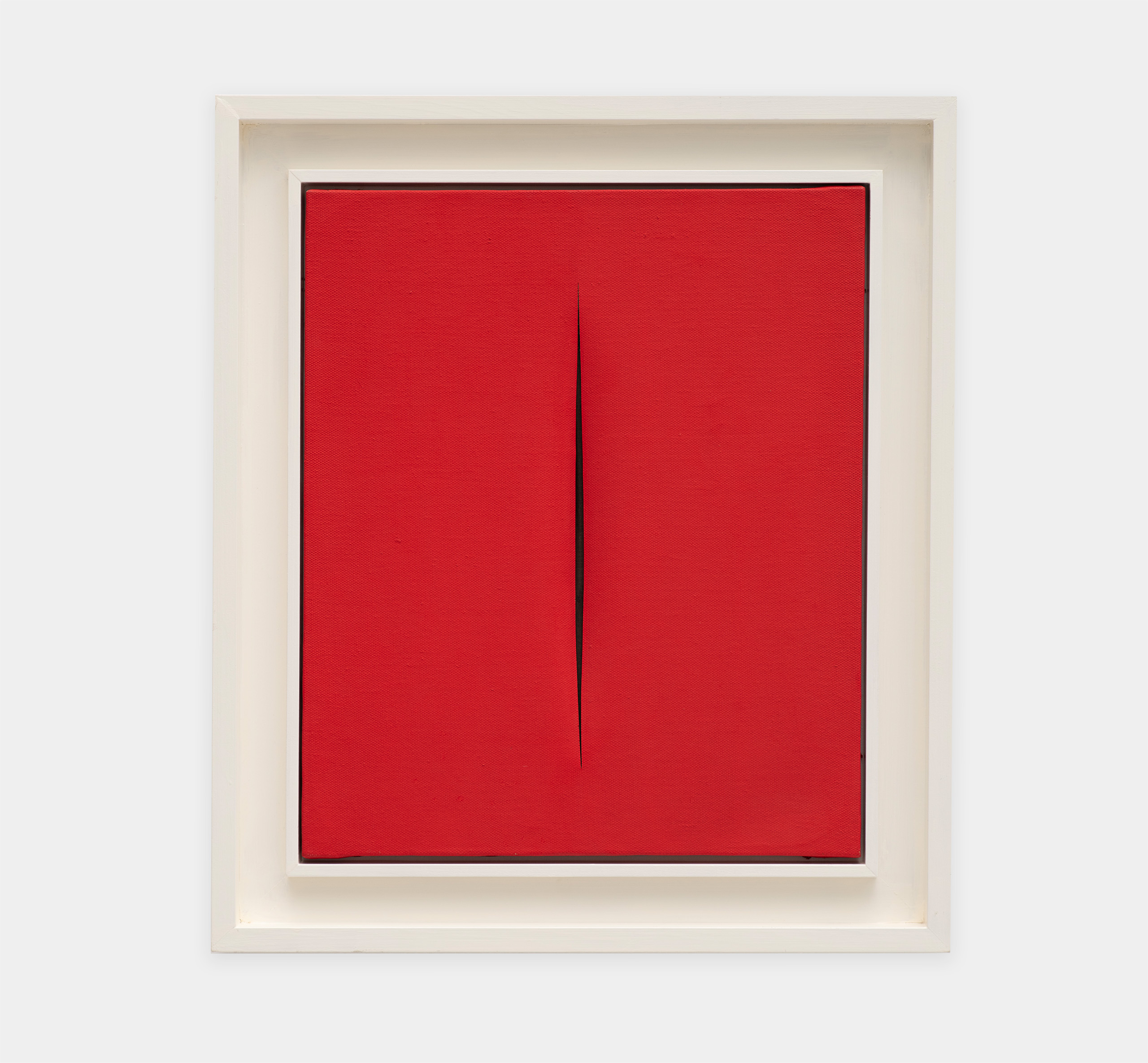 Foto da obra de Lucio Fontana